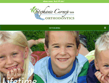Tablet Screenshot of cornejoorthodontics.com